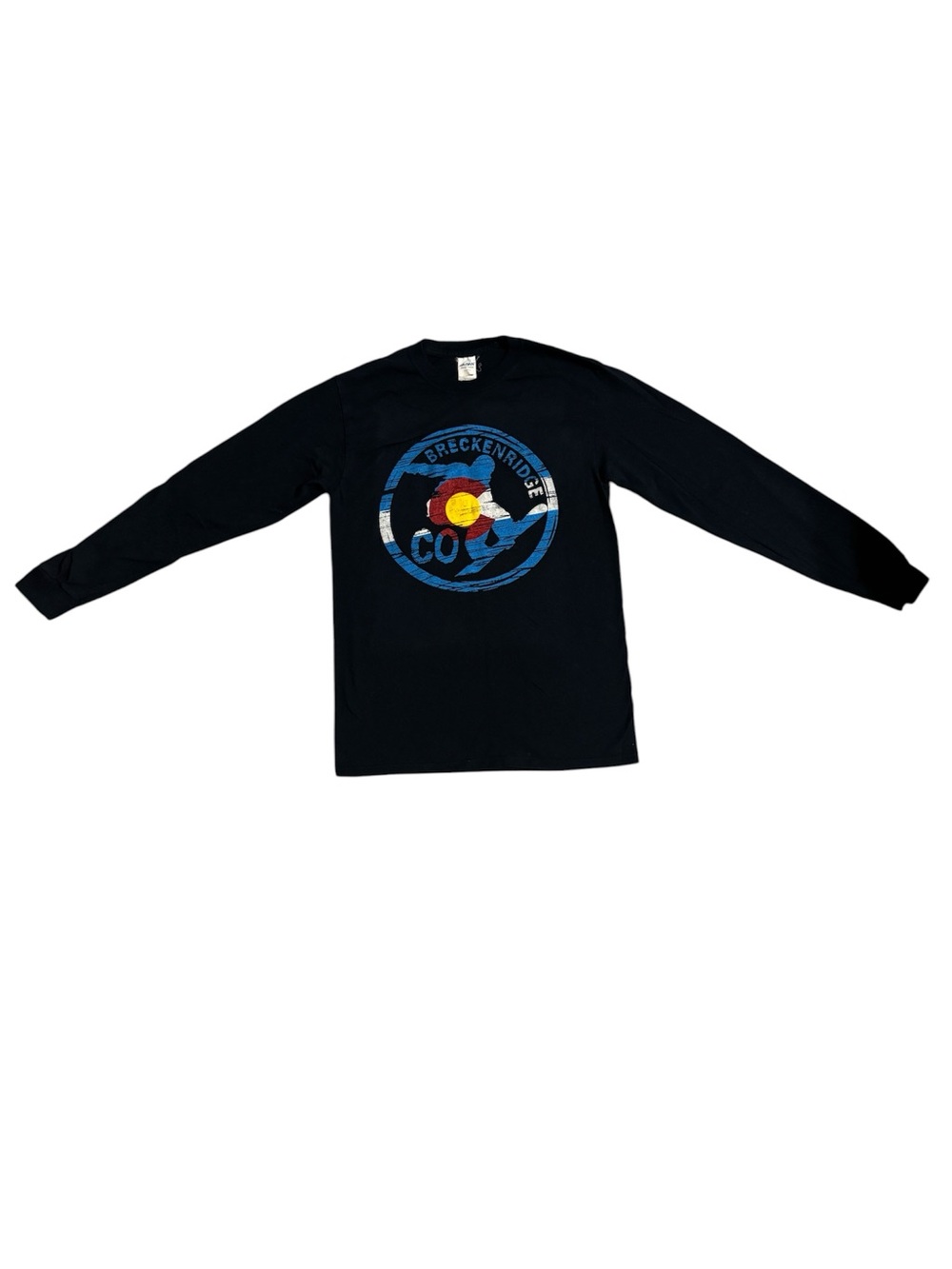 Breckenridge CO Graphic Long Sleeve Tee - navy blue - Picture 3 of 4